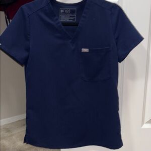 Figs NAVY Catarina one pocket scrub top